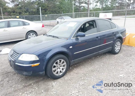 2002 Volkswagen Passat Gls z USA, uszkodzony, nr VIN WVWPD63B02P445819